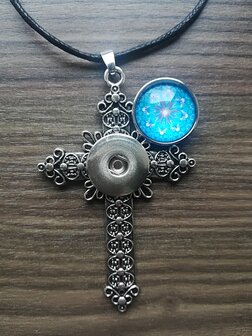 Cross hanger met 18 mm klikbutton