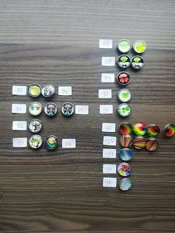 Klik button divers 18 mm